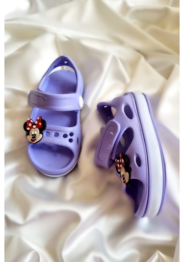 Akınal Bella Işıklı Çocuk Sandalet E274-lila Lila