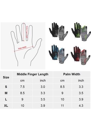 Ranyeek Bisiklet Eldiveni - Dokunmatik Uyumlu, Ter Emici, Darbeye Dayanıklı, Rahat Ve Havadar - Unisex Siyah S Siyah