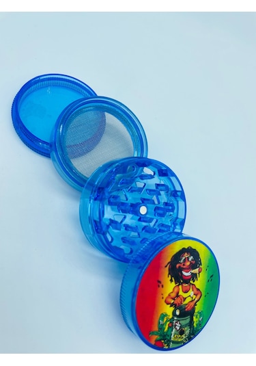 Bobmarley Plastik 4parça Tutunöğütücü Grinder//50mm-gp50