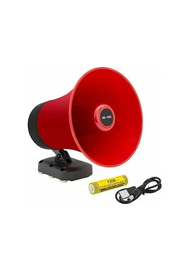 Araç Üstü Mıknatıslı 50 W Hoparlör (Şarjlı-Bluetooth-Usb-Sdkart)