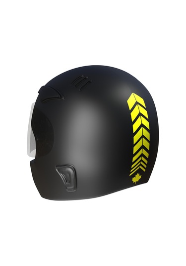 2 Adet Sport Kask, Araba Ayna Floresan Sarı Kask Sticker Çınar Extreme