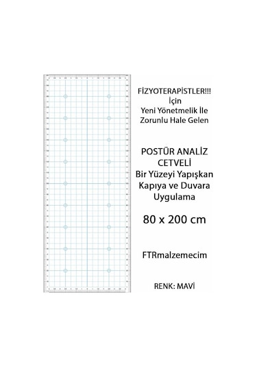 Postür Analiz Cetveli Mavi