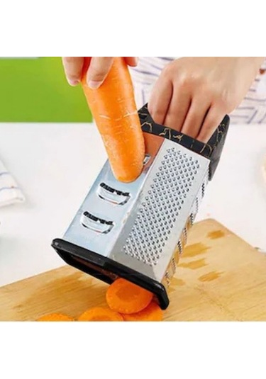 Paslanmaz Çelik Rende Mermer Desenli Altıgen Rende Silikon Saplı