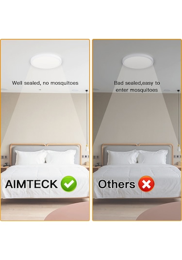 24w Plafonyer Kolay Kurulum Tavan Lambası 120 Derece Işın Açısı Beyaz