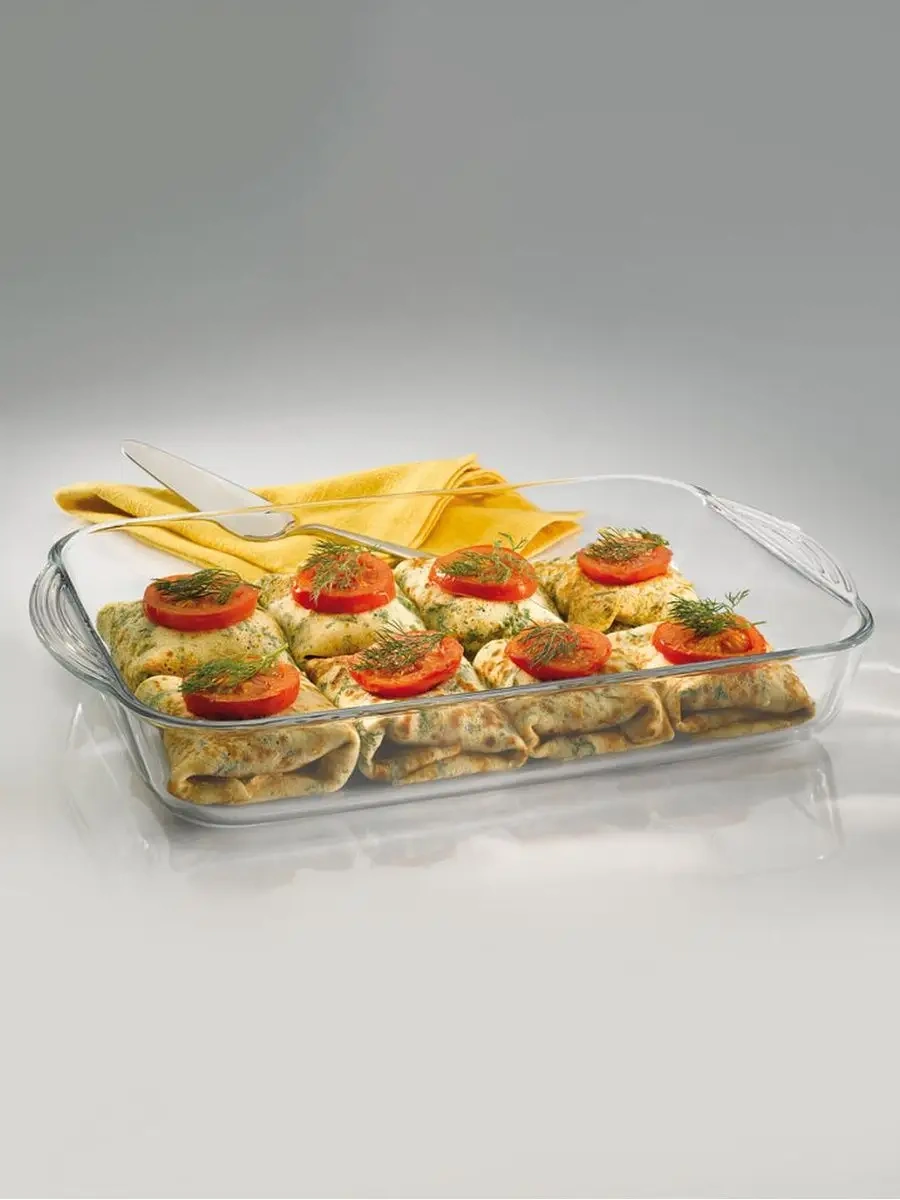 Borcam Dikdörtgen Cam Fırın Kabı 3850 Ml 12451198 Beyaz