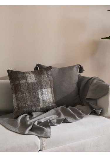 Ash Whisper 3'lü Kırlent Kılıf Seti Gri