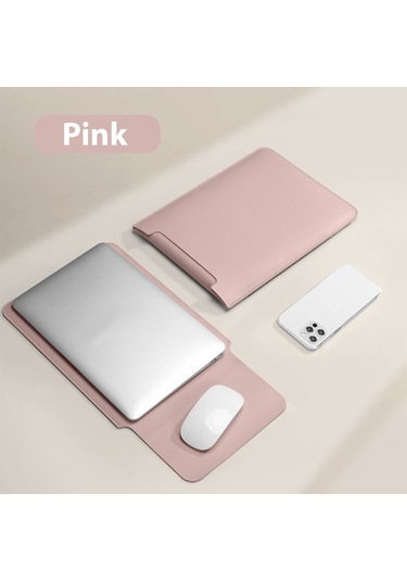 Macbook Uyumlu, Lenovo, Huawei, Xiaomi, Asus İçin Dizüstü Bilgisayar Kılıfı Kılıfı Pembe 13 İnç, Diğer