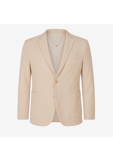 Trender Bej Erkek Ceket Bej