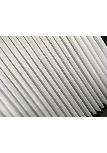 Perdefony Flamlı Keten Tül Perde 5 Farklı Renk