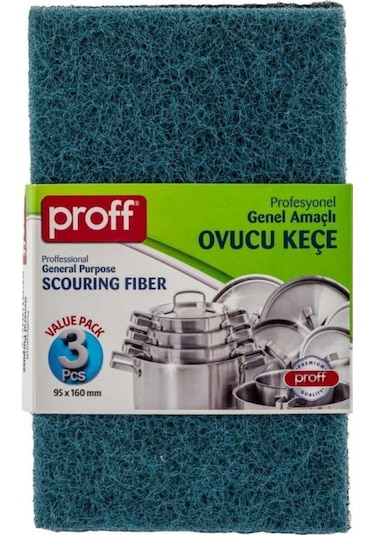 Proff Ovucu Keçe 3'lü