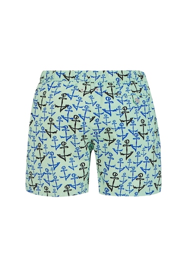 John Frank Erkek Deniz Şortu jfsssw35-anchor-mint-13116 001