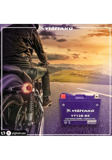 Yiğit Akü 12 Volt 5 Ah Amper YTX5L Motosiklet Aküsü