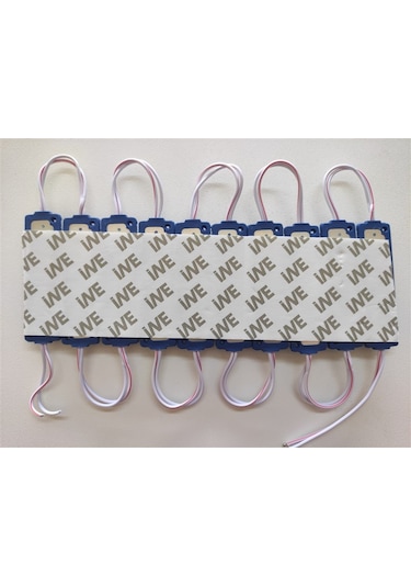 Replax Carub Camlı Parmak Led Lamba Mavi 12 Volt Su Geçirmez 10'lu 3m