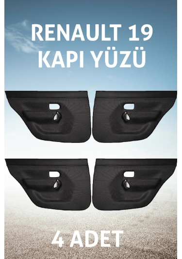 Renault Europa 19 Kapı Döşemesi 4"lü Set 1990/1999 Fiber