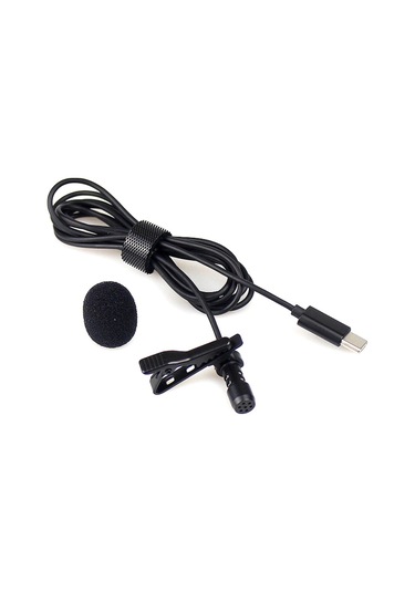 Skycıty Klipsli, Type - C Bağlantılı Kıskaç Mikrofon