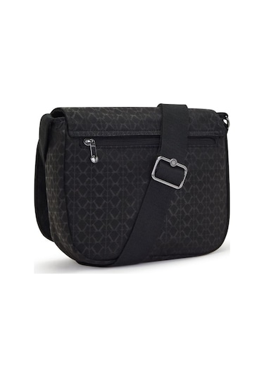 Kipling Kıplıng Loreen M Orta Boy Omuz Çantası Siyah Sıgnature Emb Siyah