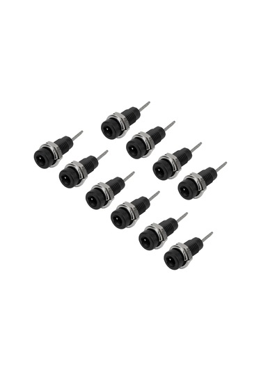 10'lu Siyah 2mm Banana Jak Kaiyi