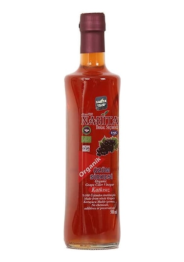 Nahita Organik Üzüm Sirkesi Cam 500 ML
