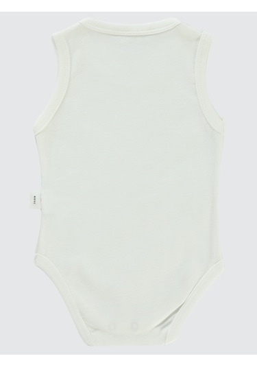 Civil Baby Çocuk Çıtçıtlı Badi 12-36 Ay Beyaz