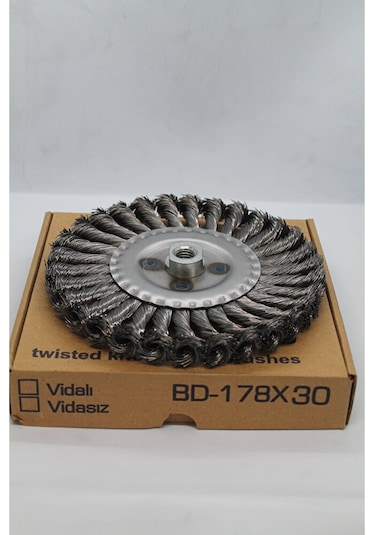 050-bd 178mm Vidalı Burgulu Dairesel Fırça Burgu Adet 30