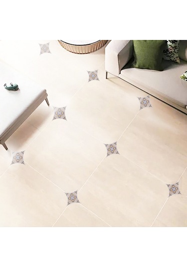 Geeroyoo Pvc Zemin Ve Duvar Dekoratif Sticker - Su Geçirmez, Dayanıklı, Otomatik Yapışkan - 1 Paket 15 Adet 8x8cm Diğer