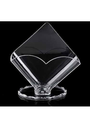 Yaratıcı Akrilik Peçete Organizatör Doku Tutucu Kutusu Zarif Doku Organiz İçin E56c