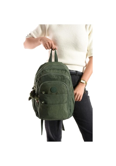 Ultra Hafif Çok Cepli Orta Boy Sırt Çantası Unisex Yeşil Model: 571-4c Yeşil