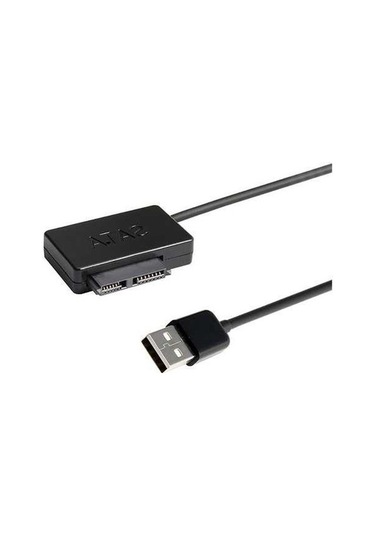 Besthome1 Dışarıdaki Laptoptan Optik Sürücü Kablosu Msata-sata 7+6pin Usb2.0'a Dönüştürücü 480mb/s Siyah 35cm