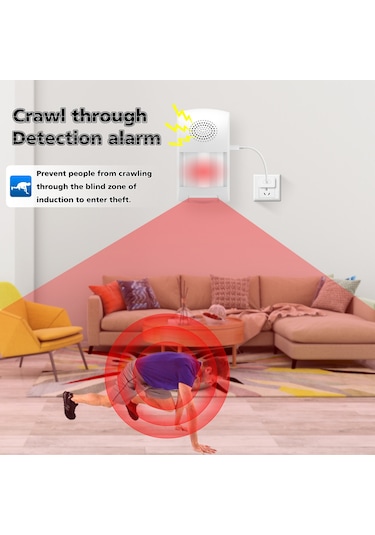 Lemestar Evcil Hayvanlara Duyarsız Kablosuz Wifi Güvenlik Alarmı, Bluetooth Ve Uzaktan Kontrol Özellikli