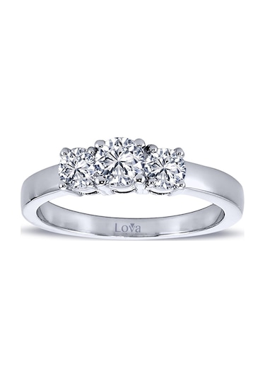 Lova 0,73 Karat Pırlanta Tria Yüzük - 1080014