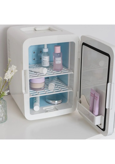 Flamingueo Grimmy Taşınabilir Aynalı Ve Ledli Kozmetik Dolabı 10l