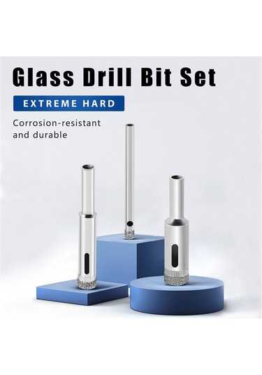 Sointeresting Cam Matkap Ucu Seti - Matkap Uçları Cam Delik Testeresi Şişe Çıkarıcı Sökücü Alet