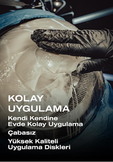 Nasiol Headlight Restorer Nano Seramik Far Yenileme ve Koruma Kiti-3 Yıl Dayanım 10 ML