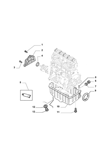 Scudo Partner Expert Berlingo 206 307 406 Yağ Karteri 9631283080
