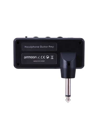 Ammoon Classıc Rock Elektro Gitar Kulaklık Amplifikatörü Klasik Rock Distortion Siyah