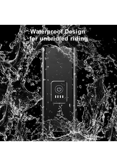 2Xxml-T6 Led 18.000 Lumen Su Geçirmez Bisiklet Farı 2400Mah Pil Açık Gri