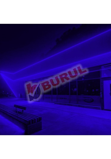Sb-6509 5 Metre Mavi Işık Neon Led Şerit Dış Mekan Silikonlu Esnek Dekoratif Aydınlatma 220v Fişli