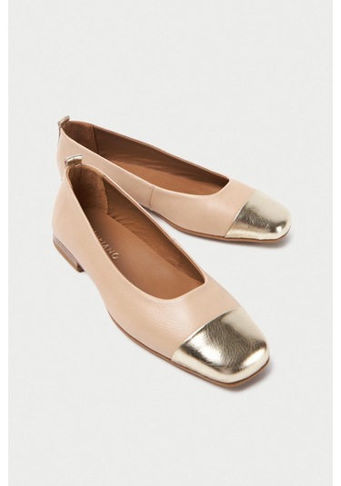 Mubiano Hakiki Deri Collection Kadın Babet Nude - Mcsr1010 - N Ten