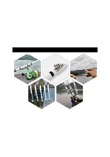 Valkyrie 2.1 Metre Karbon Fiber Balık Olta Kamış - 6 Boğum 6 Halka Teleskopik