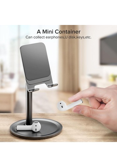 Gümüş Vaorlo Telefon Tutucu İpad Tutucu Canlı İzlemek İçin Film Telefon Braketi iPhone Uyumlu 11pro 12 Xiaomi Huawei