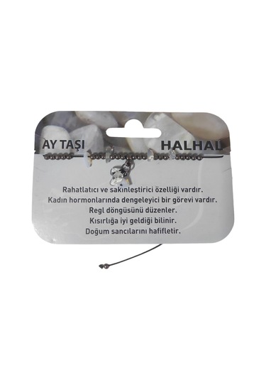 Ay Taşı Halhal Doğal Taş Bileklik Hal Hal Ayarlanabilir İpli Moon Stone Kristalize Kırık Taş Şifalı Halhal Bileklik Şeffaf