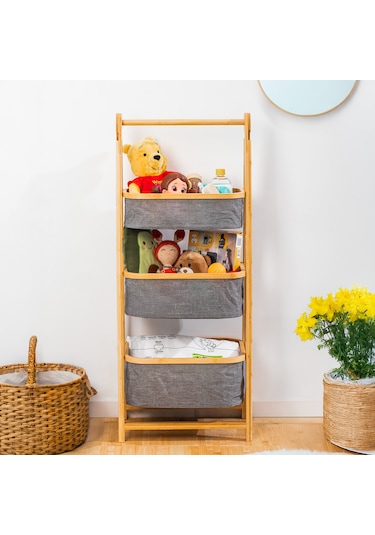 Porsima 2085 3 Katlı Ahşap Çok Amaçlı Ev Düzenleyici Organizer