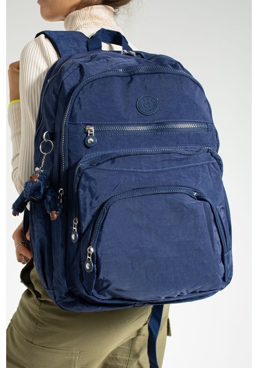 Ultra Hafif Çok Cepli Su Geçirmez Okul Çantası Laptop, Notebook, Okul, Spor, Seyahat Lacivert 571-1e-3 Lacivert