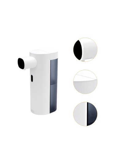 Homyl Otomatik Temizleme Sabun Makinesi Sıvı Sabunluk Duvara Beyaz Diğer