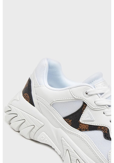 Guess Bayan Ayakkabı Fltnow Fal12 Whıbr Beyaz-kahve Beyaz - Kahverengi