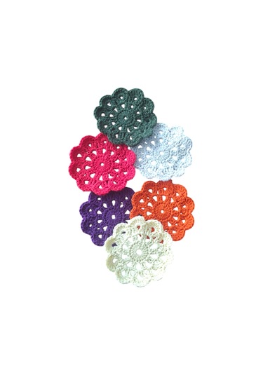 Bardak Altlıgı Desenli Çok Renkli