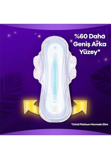 Orkid Platinum Hijyenik Ped Gece Extra 112 Adet Anne Kız Paketi (