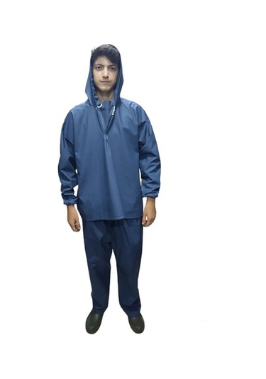 Atmaca Av Alt Üst Lacivert Yağmurluk 3XL Lacivert