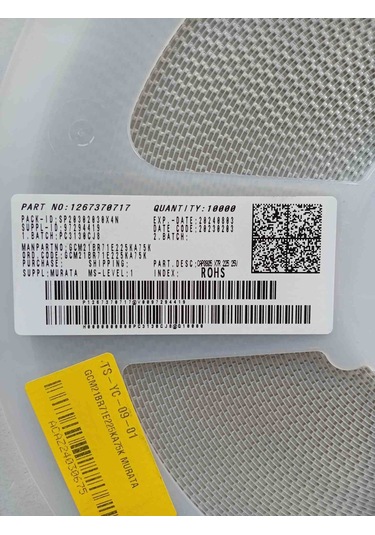 Gcm21br71e225ka75k Murata 30 Adet