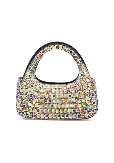 Guja 25yg586 Kadın Taşlı Abiye Çanta Çok Renkli Çok Renkli
